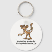 Monkey, Monkey Do, Monkey krijgt ook problemen. Sleutelhanger (Voorkant)