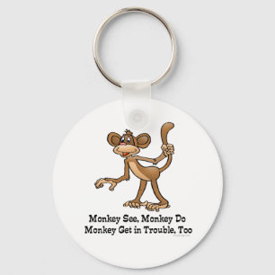 Monkey, Monkey Do, Monkey krijgt ook problemen. Sleutelhanger
