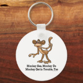 Monkey, Monkey Do, Monkey krijgt ook problemen. Sleutelhanger (Achterkant)