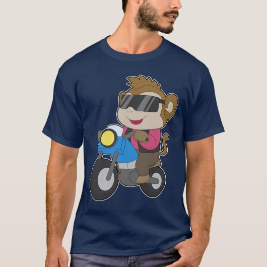 Monkey Motorcycle T-shirt (Voorkant)
