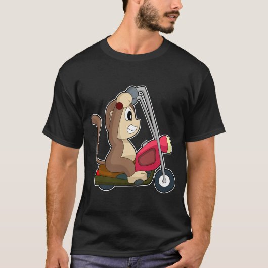 Monkey Motorcycle T-shirt (Voorkant)