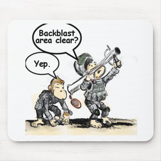 Monkey Mousepad Muismat (Voorkant)