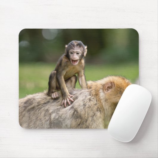 Monkey Mousepad Muismat (Met muis)