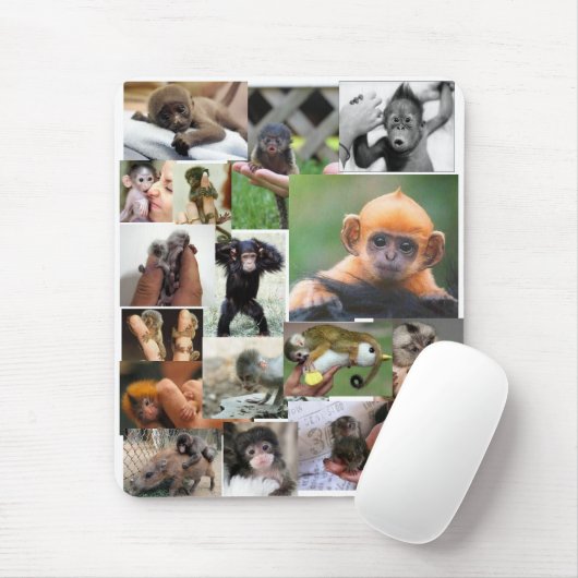 Monkey Mousepad Muismat (Met muis)