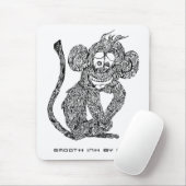 Monkey Mousepad Muismat (Met muis)
