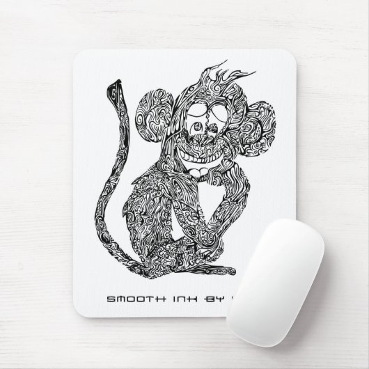 Monkey Mousepad Muismat (Met muis)