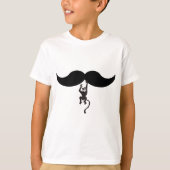 monkey mustache t-shirt (Voorkant)