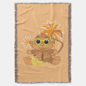 Monkey Nerd Deken (Voorkant Verticaal)