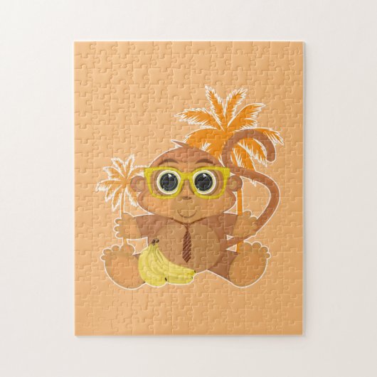 Monkey Nerd Legpuzzel (Verticaal)