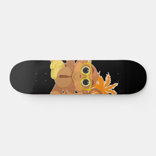 Monkey Nerd Persoonlijk Skateboard (Horizontaal)