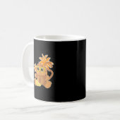 Monkey Nerd - Zwart Koffiemok (Voorkant links)