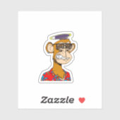 Monkey NFT Sticker (Vel)