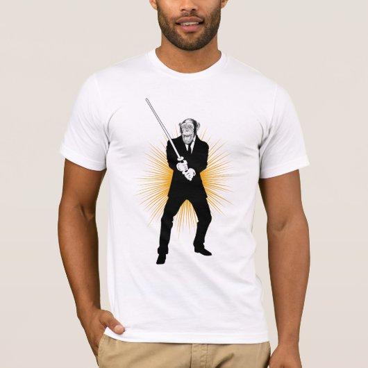 monkey ninja t-shirt (Voorkant)