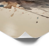 Monkey No 2 Glanzend Poster (Hoek)