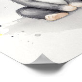 Monkey Oerwoud kinderkamer kunst aan de muur Poster (Hoek)