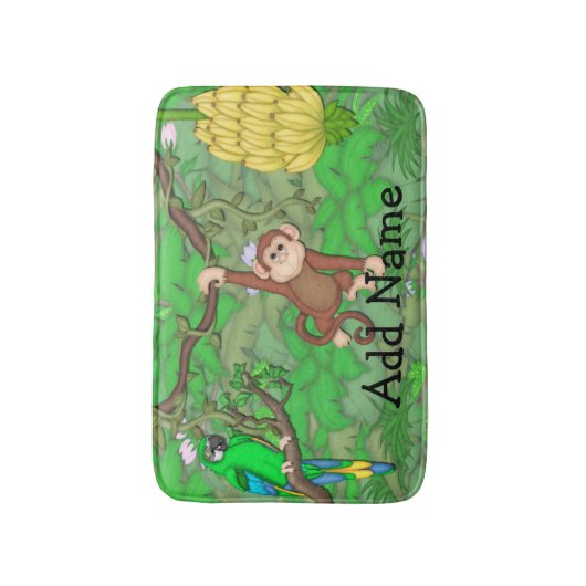 Monkey Oerwoud Rug Mat Home Decor (Voorkant Verticaal)