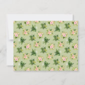 Monkey Oerwoud Tropisch Baby shower Bedankkaart (Achterkant)