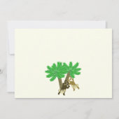 Monkey Oerwoud Verjaardag Kaart (Achterkant)