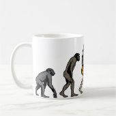 Monkey on Bike Koffiemok (Links)