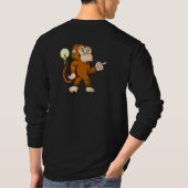Monkey op mijn achterhoed t-shirt (Achterkant)