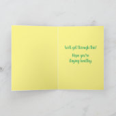 Monkey Out of Toilet Paper Emergency Kaart (Binnen)