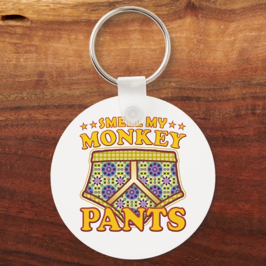 Monkey Pants Smell Sleutelhanger (Voorkant)
