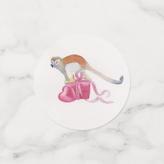 Monkey Party Birthday - Confetti (Kleine voorkant)