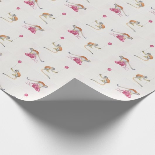 Monkey Party Birthday Gift Wrap 1,8m Cadeaupapier (Hoek)