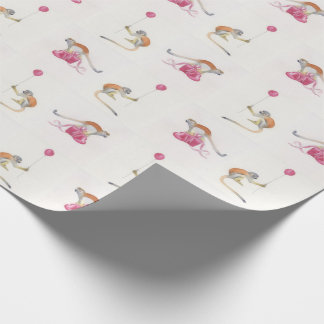Monkey Party Birthday Gift Wrap Cadeaupapier