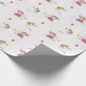 Monkey Party Birthday Gift Wrap Cadeaupapier (Hoek)