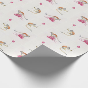 Monkey Party Birthday Gift Wrap Cadeaupapier