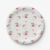 Monkey Party Birthday Paper plates Papieren Bordje (Voorkant)