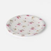 Monkey Party Birthday Paper plates Papieren Bordje (Gekanteld)