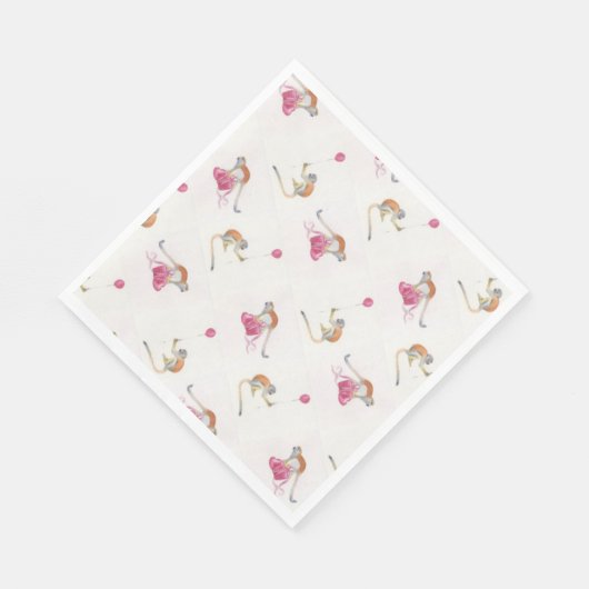 Monkey Party Birthday - Servetten (Hoek)