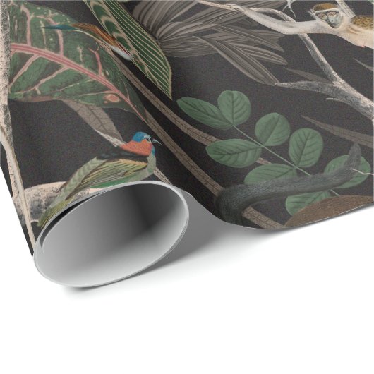 Monkey Pattern Cadeaupapier (Rol Hoek)