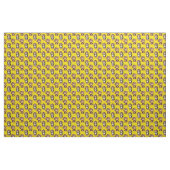 Monkey Pattern Design Yellow  Stof (Yard (91,4 cm))