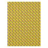 Monkey Pattern Design Yellow  Tafelkleed (Voorkant)