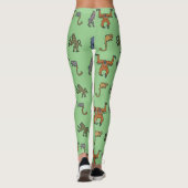 Monkey Pattern Leggings (Achterkant)
