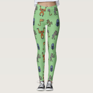 Monkey Pattern Leggings