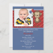 Monkey Photo Birthday Invitation Kaart (Voorkant)