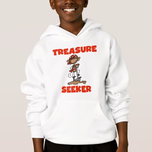 Monkey Pirate Treasure Seeker Tshirts en Gifts (Voorkant)