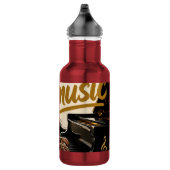 Monkey Playing Piano Music Poster – I Am Music Waterfles (Rechts)