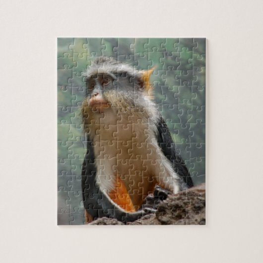 Monkey Portret Puzzle Legpuzzel (Verticaal)