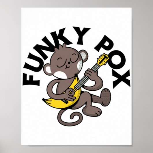 Monkey Pox Funky Pox Poster (Voorkant)