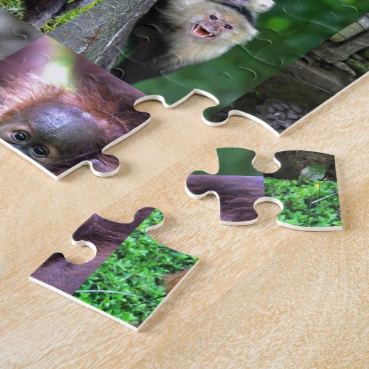 Monkey primate montage legpuzzel (Zijkant)