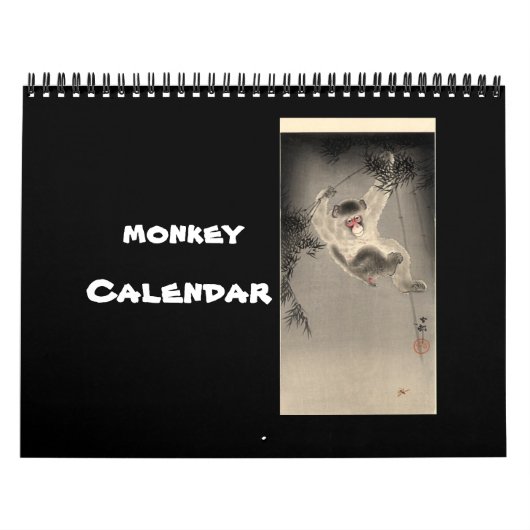 Monkey Primate Vine Welkom Home Destiny's Kalender (Hoes)
