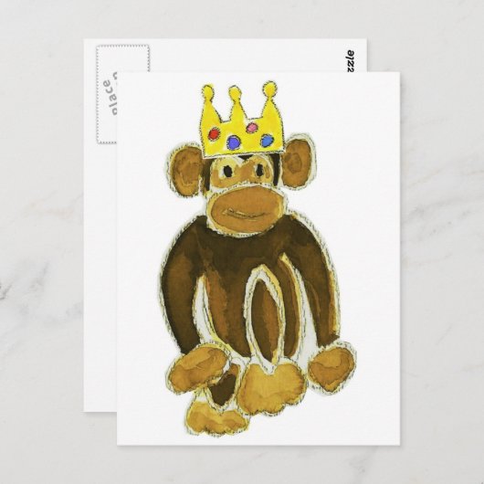 Monkey Prince Briefkaart (Voorkant / Achterkant)
