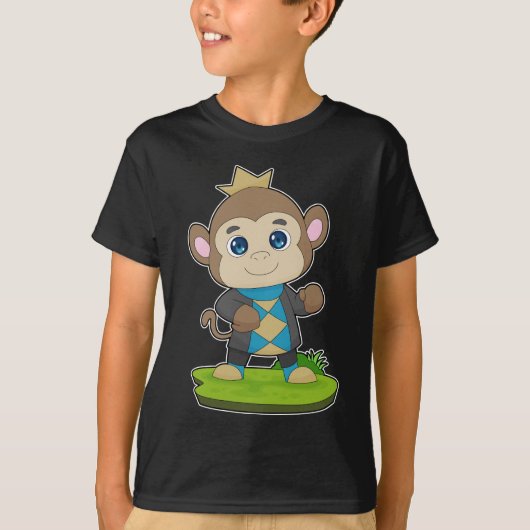 Monkey Prince Crown T-shirt (Voorkant)