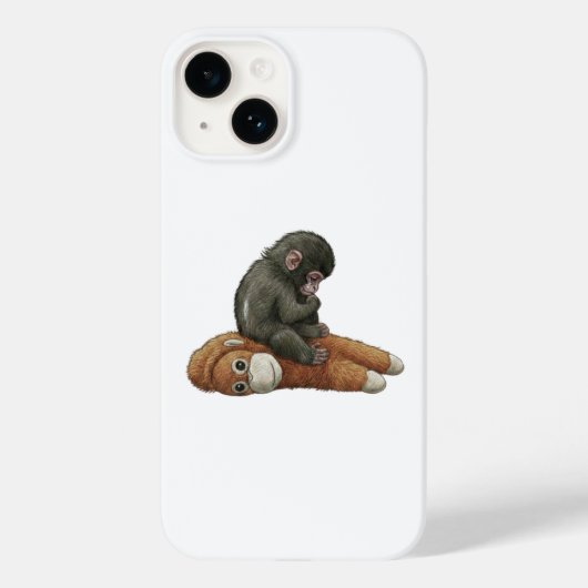 Monkey Punch, Baby Monkey Orangutan Hug  Case-Mate iPhone Case (Achterkant)