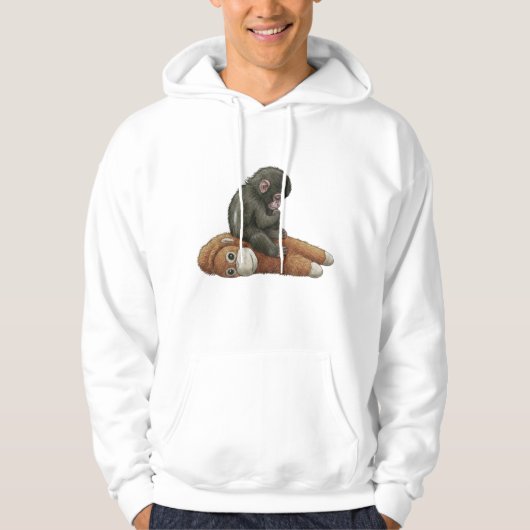 Monkey Punch, Baby Monkey Orangutan Hug  Hoodie (Voorkant)